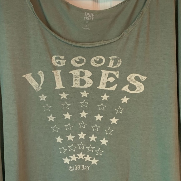 True Craft Good Vibes Top Sz L - Picture 2 of 7